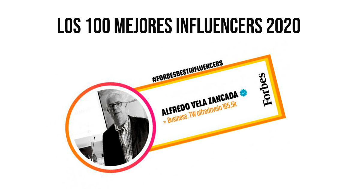 Alfredo Vela, uno de los 100 mejores influencers de 2020 según Forbes